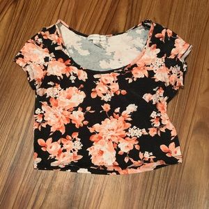 Flower crop top